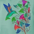 thumbnail image 3 of CafePress - Rainbow Hummingbird On Trumpet Vine T Shirt - Womens Comfort Colors® Shirt, 3 of 4