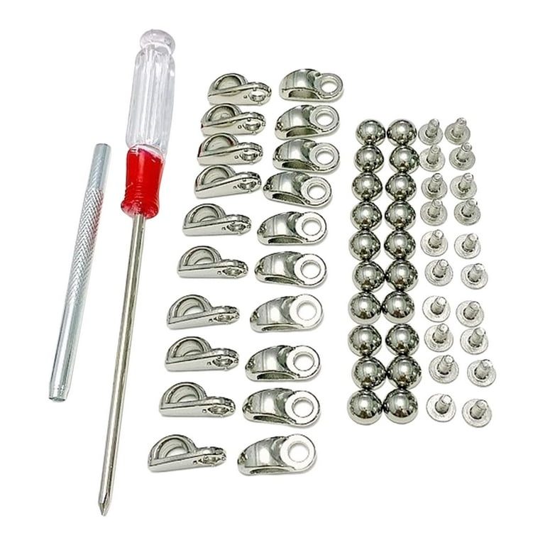 Metal Hooks Shoe Eyelet Repair crafts Boot Hooks Lace Fittings for Outdoor  Repairing Shoes Tools Parts Kits 