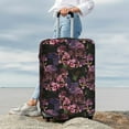 thumbnail image 4 of Uemuo Orchids Flowers Printed Washable Luggage Cover - Fashion Suitcase Protector Fits 18-32 Inch Luggage -Large, 4 of 9