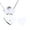 Silver, variant on Secret Hidden Message Pendant Necklace Gift for Girlfriend Valentines Day