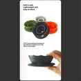 thumbnail image 3 of Pour over Coffee Dripper Filter Silicone Camping Coffee Filter Black, 3 of 5
