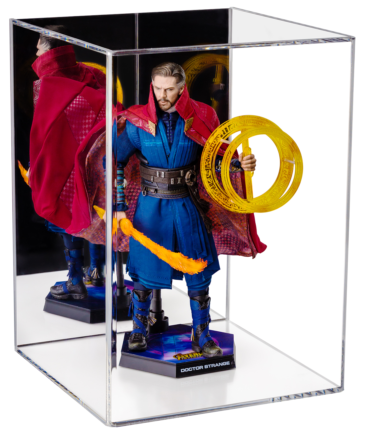 clear doll display cases