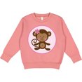 thumbnail image 2 of Inktastic Monkey Girl Toddler Sweatshirt, 2 of 4