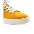 thumbnail image 3 of SUN STONE Mens Yellow Cushioned Jett Round Toe Platform Lace-Up Athletic Sneakers Shoes 9 M, 3 of 3
