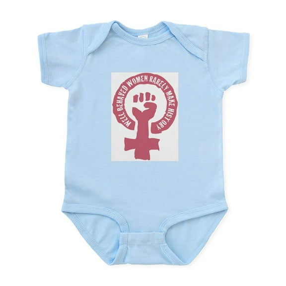 CafePress - Well_Behaved_Women2 Body Suit - Baby Light Bodysuit, Size Newborn - 24 Months