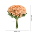 thumbnail image 3 of Hortensias artificiales realistas de plástico | Tallos florales artificiales de aspecto natural para la decoración del hogar | Arreglos para ramos de novia, salones de banquetes y centros de mesa, 3 of 6
