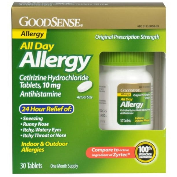 Good Sense All Day Allergy Antihistamine (Cetirizine)