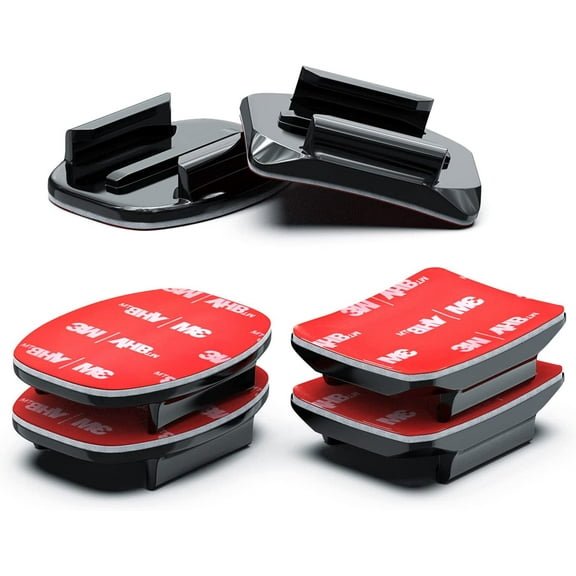 Helmet Adhesive Mounts ,Compatible with GoPro Hero 10, 9, 8, 7, Max, Fusion, Hero (2018), 6, 5, 4, Session, 3 , 3, 2, 1, DJI Osmo Action Camera