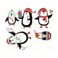 thumbnail image 2 of Hxlamzoo Christmas Decoration Cute Penguin, Christmas Refrigerator Sticker, Bedroom Decoration Sticker, 2 of 6