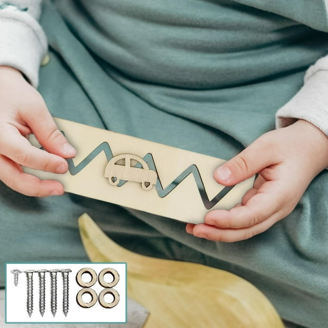 Piezas de tablero sensorial Montessori, juguete educativo de aprendizaje deslizante para desarrollar habilidades motoras , Material de juguete Baoblaze Material de tablero ocupado