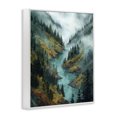 thumbnail image 2 of Stupell Industries Traditional Turquoise Mountain River Bends White Framed Giclee Art, 11 x 14, by Franklyn Gregory, 2 of 8
