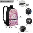 thumbnail image 3 of Jeiento Cute Cat Backpack for School Girls 6-8 8-10 10-12 Elementary School Bag with Lunch Box Pencil Case Pink Cherry Blossom Preschool Middle Bookbag Back Packs for Kids Daycare Satchel Bagpack, 3 of 7