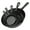 5 Pcs Black, variant on 3-Piece Pre-Seasoned Cast Iron Skillet Set (Non-Stick/Handle),Grilling/Cooking Set