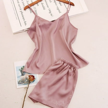 

TANGNADE Satin Silk Pajamas Cardigan Nightdress Bathrobe Ladies Robes Underwear Sleepwear