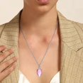 thumbnail image 3 of Colorful Cone Bottle Aroma Essential Oil Diffuser for Womens Perfume Vial Pendant Necklace Jewelry Ash pendant necklace, 3 of 5