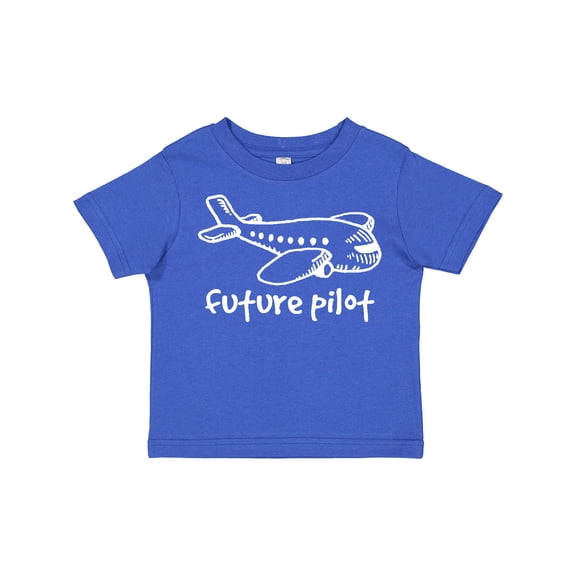 Inktastic Future Pilot Airplane Doodle Plane Boys or Girls Toddler T-Shirt