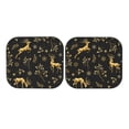 thumbnail image 7 of Haiem Christmas Gold Deers1 Car Windshield Sun Shade (2 Pieces) Foldable Windshield Sun Shade Car Accessories for Truck SUV Pickup-Medium, 7 of 7
