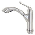 thumbnail image 4 of Novatto TKF-022BN Topia Brass Pull Out Kitchen Faucet In Brushed Nickel, 4 of 4