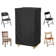 thumbnail image 3 of OPTUTUS Patio Folding Chair Cover, Waterproof Polyester, with Drawstring Closure, for Outdoor, All Seasons, Party, Team Building, Wedding, 3 of 7