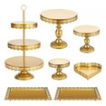 thumbnail image 2 of Storage rack,Tower Party Table 7-piece Stand Cake Stand Metal Dessert Cupcake Cake Party Birthday Cake Display Cake Tower Table Cupcake Dessert Table Stand Birthday 7-piece Display Set Party, 2 of 6