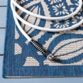 thumbnail image 5 of Safavieh Courtyard Millicent Medallion Indoor/Outdoor Area Rug, Beige/Navy, 4' x 5'7", 5 of 13