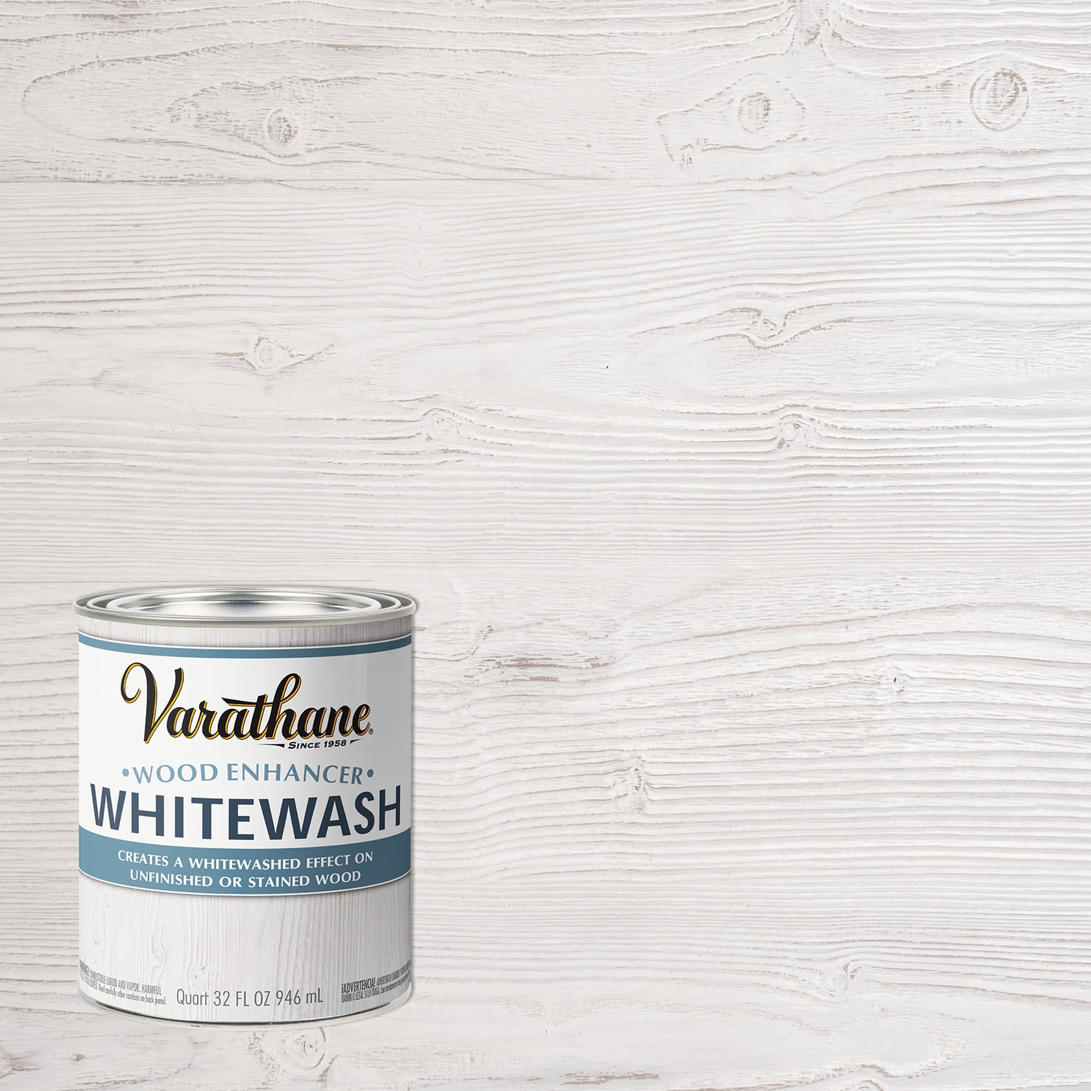 White Wash, Varathane Wood Enhancer358553, Quart