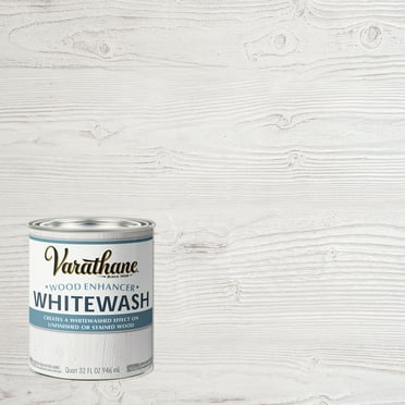 Varathane Wood Enhancer Whitewash Oil-Based Finish, 32 oz Quart, 2 Pack