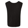 thumbnail image 4 of JIAYUE Women's Tank Tops Solid Color Sleeveless Stylish V Neck Knit Hollow Design Suitable For Everyday Wear Casual Summer Fashion Pair With Jeans Easy Care Leisure Female Camisole, 4 of 5