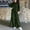 #181-Green, variant on Women's Vintage Casual Shirt and Wide Leg Pants Set, Relaxed Fit Solid Color Two-Piece Outfit with Button-Down Collar, Loose Comfortable Cotton Blend Clothing for Daily Wear and Office