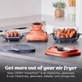 thumbnail image 2 of Air Fryer Ninja FN101OR 4-in-1 4QT Glass Orange, 2 of 8