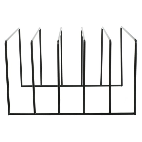 WHAMVOX Record Storage Rack Magazines Vinyl Unit Albums Office Black
