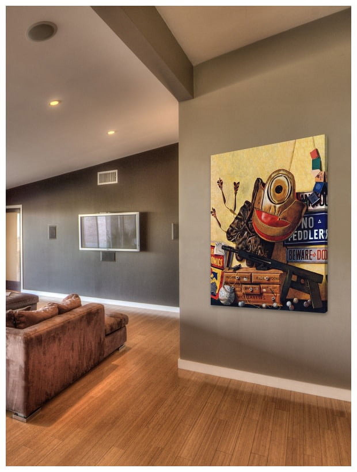 Marmont Hill "Toys for Boys" by Curtis Painting Print on Canvas