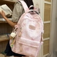 thumbnail image 2 of Casual Daily School Travel Bag Lightweight 15.6 Inch School Backpack with Multi-Pocket Large Capacity for Women Casual (Pink), 2 of 12