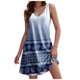 thumbnail image 1 of MKLEKYY Trajes De Baño Mujer Womens Summer Dresses 2024 Loose V Neck Sleeveless Swimsuit Coverup With Pockets Floral/Plain/Eyelet, 1 of 4