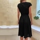 thumbnail image 5 of ICHUANYI Clearance Summer Women's Sleeveless Solid Color Pleated Dresses(Black, S) ICHUANYI WER2023081114208, 5 of 5