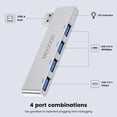thumbnail image 4 of Hub USB 3.0 MOGOOD para Portátil Expansor Multipuerto en Azul, 4 of 6