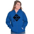 thumbnail image 4 of Never Doubt Proud Graduate Graduation Zip Up Hoodie Men's Women's Brisco Brands M, 4 of 6