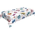 thumbnail image 5 of Camping Table Cloth for Picnic - Vintage Camper Table Cover Travel Trailers Tablecloth Colorful Cars Rectangle Tabletop Decoration for Party Kitchen Dining Room - 60 x 84 Inch, 5 of 6