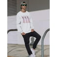 thumbnail image 2 of Pink Hands In Rock N Roll Sign . Sweatshirt Men -Image by Shutterstock, Male Small, 2 of 4