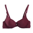 thumbnail image 3 of CFLVAEK Push Up Bras for Women Comfort Wireless Adjustable Straps Bra Full Coverage Seamless Bralettes Wine M, 3 of 5