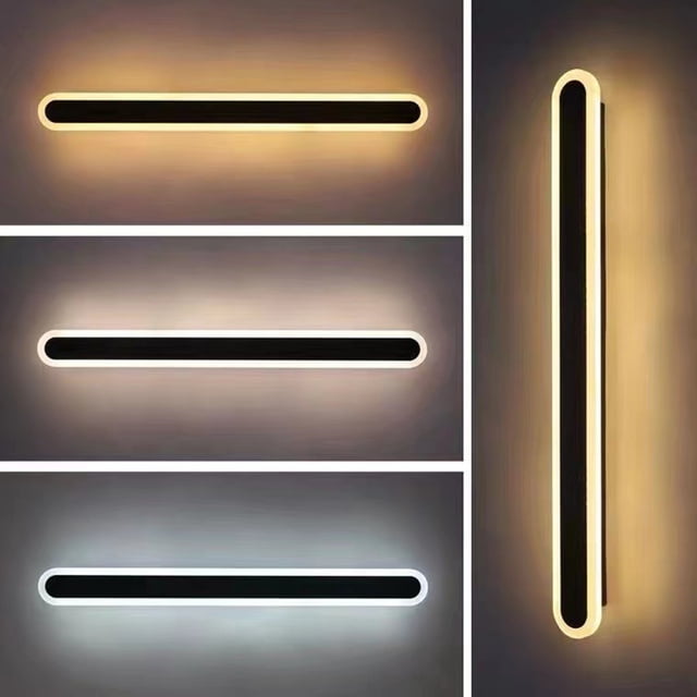 Lámpara de pared LED Luz de pared larga moderna para la decoración de la sala de estar de las escaleras del dormitorio del hogar