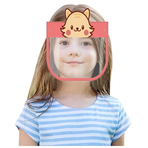 5 Unidades De Mascarillas Infantiles Con Dibujos Animados, Antivaho Y Protección Contra Salpicaduras De Saliva