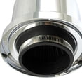 thumbnail image 4 of 3 "76 mm Filtro de aire de protección térmica de alto flujo Cono redondo de admisión fría Accesorios para automóviles universales Cumplen con los Plata Macarena Escudo térmico de alto flujo, 4 of 6