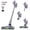 Purple, variant on Yoomi Cordless Stick Vacuum Cleaner, 35KPa Powerful Suction, 45Mins Runtime, Anti-Tangle, 8 in 1 Lightweight Handheld Vacuum for Hard Floor Carpet Pet Hair, Pink