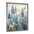 thumbnail image 2 of Designart "Peaceful Blue Bonnets IV" Blue Bonnets Picture Framed Wall Art Prints, 2 of 5
