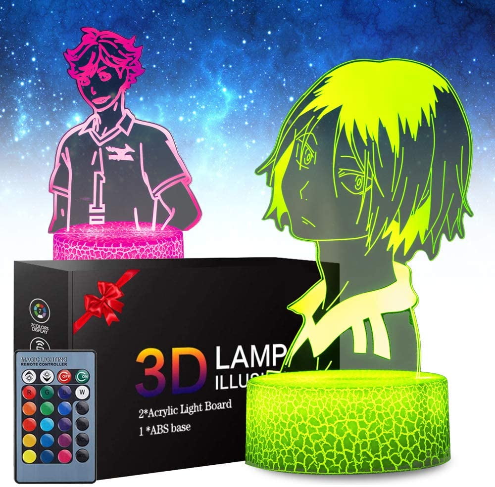 3D Haikyuu Kozume Kenma Anime Lamp - Kenma Toys Night Light for Kids Room Decor, 16 Color Change with Remote Timer, Creative Lighting for Perfect Souvenir Gifts for Christmas and Birthday Gifts - 3D Haikyuu Kozume Kenma Anime Lamp - Kenma Toys Night Light for Kids Room Decor, 16 Color Change with Remote Timer, Creative Lighting for Perfect Souvenir Gifts for Christmas and Birthday Gifts -