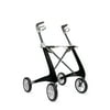 byACRE Carbon Ultralight Regular Rollator, 16.5" Seat Width, Black Frame, Supports up to 285lbs