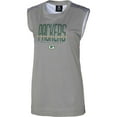 thumbnail image 2 of Women's Outerstuff  Gray Green Bay Packers No Sweat Tank Top, 2 of 3