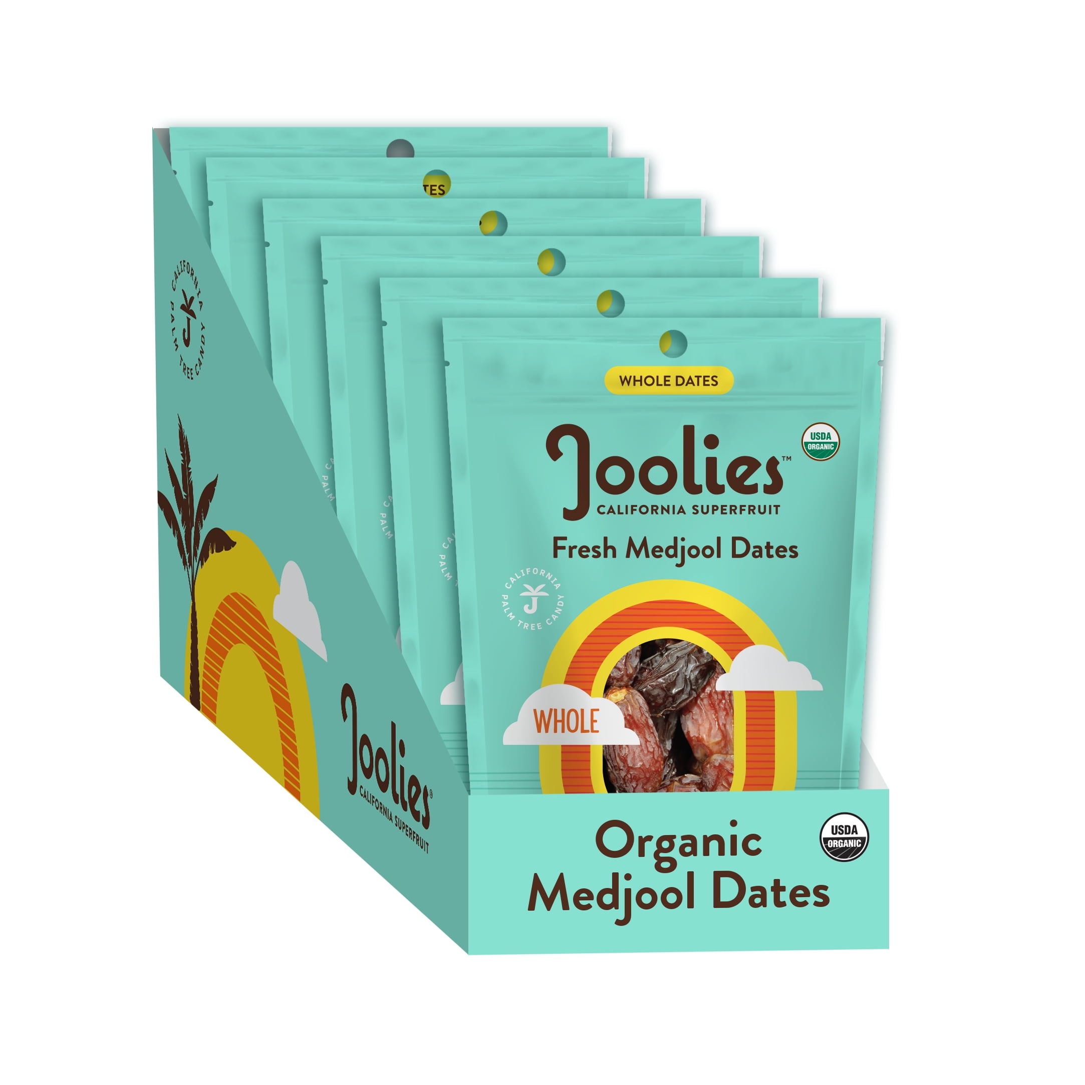 (2 pack) Joolies Organic Whole Medjool Dates, 12oz SUP