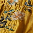 thumbnail image 6 of Womens Tops Cotton Linen Embroidered Shirt Tops 3/4 Sleeve Tunic Elegant Blouse Casual Trendy Cotton And Linen 1Pc Short Sleeve 3Xl Shirts for Women, 6 of 7